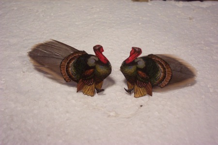Laminated clip art turkeys